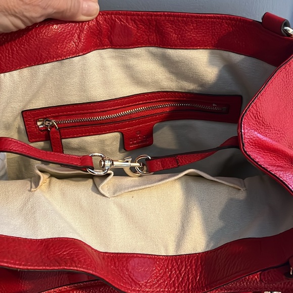 GUCCI SoHo Pebbled Leather Double Handle Bag NWOT - Picture 5 of 16